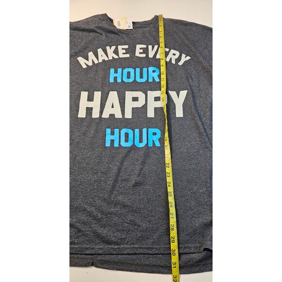 NWT (FLAW) make every hour happy hour bartender novelty gift idea t shirt XXL - Picture 6 of 6